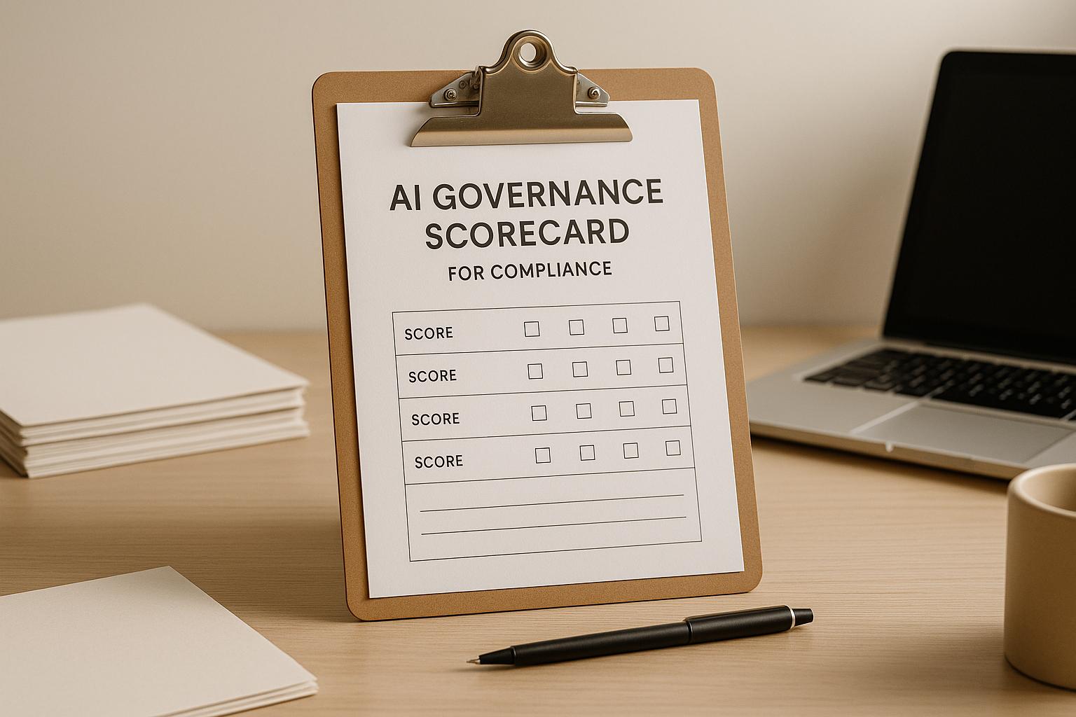 بطاقة أداء حوكمة الذكاء الاصطناعي للامتثال
