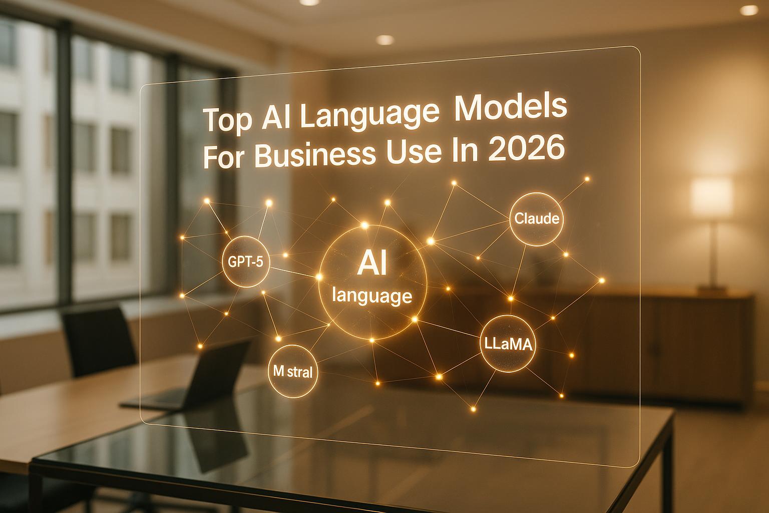 Top AI language Models For Business Use In 2026