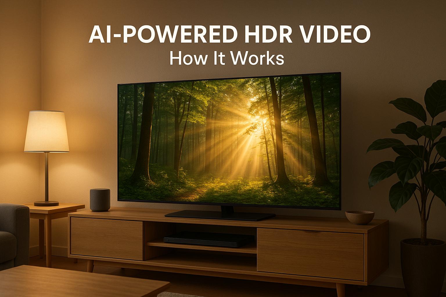 AI-Powered HDR Video: How It Works