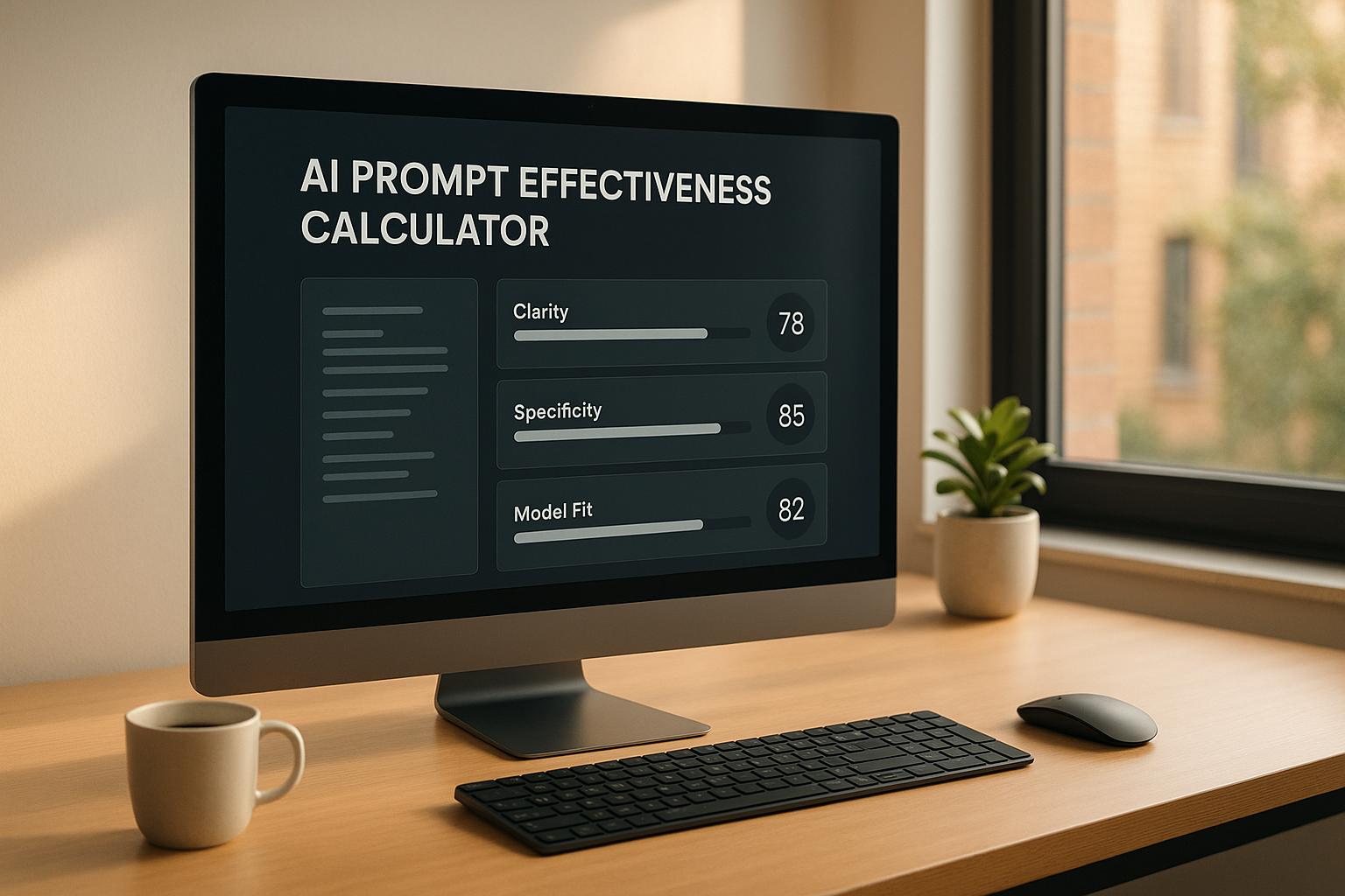حاسبة الفعالية الفورية للذكاء الاصطناعي