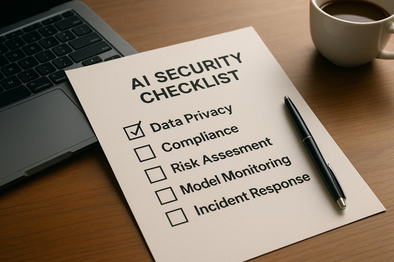 AI Security Checklist for Safe Adoption