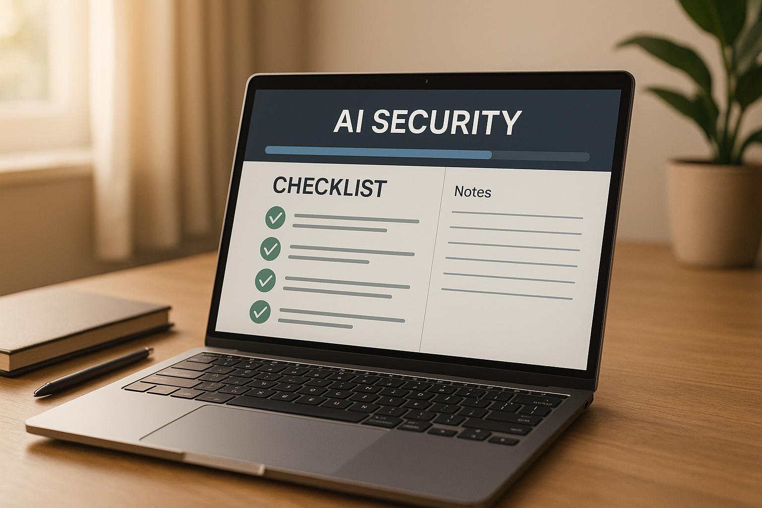 قائمة التحقق من أمان الذكاء الاصطناعي لحماية بياناتك