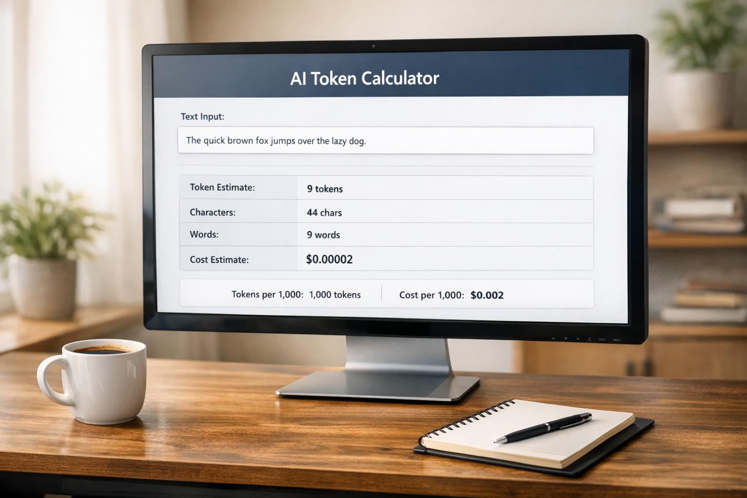 AI Token Calculator for Precise Planning