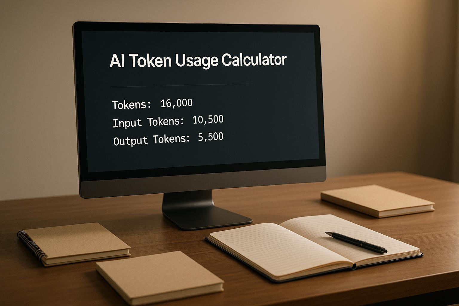 एआई टोकन उपयोग कैलकुलेटर