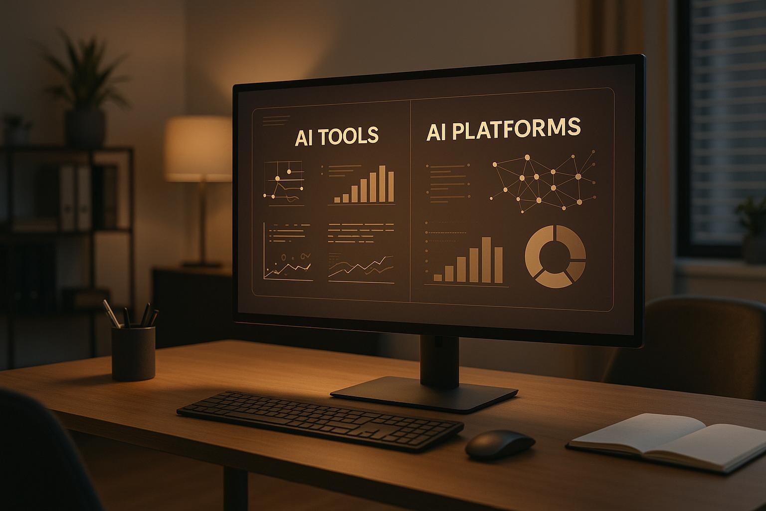 أدوات الذكاء الاصطناعي مقابل منصات الذكاء الاصطناعي: ما تحتاج الشركات إلى معرفته قبل التوسع
