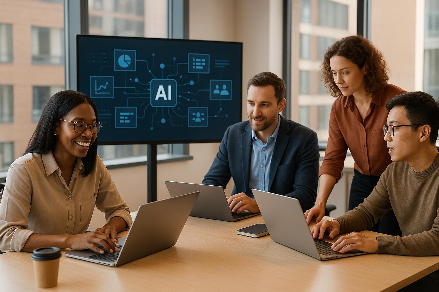 أفضل منصات الذكاء الاصطناعي التعاونية