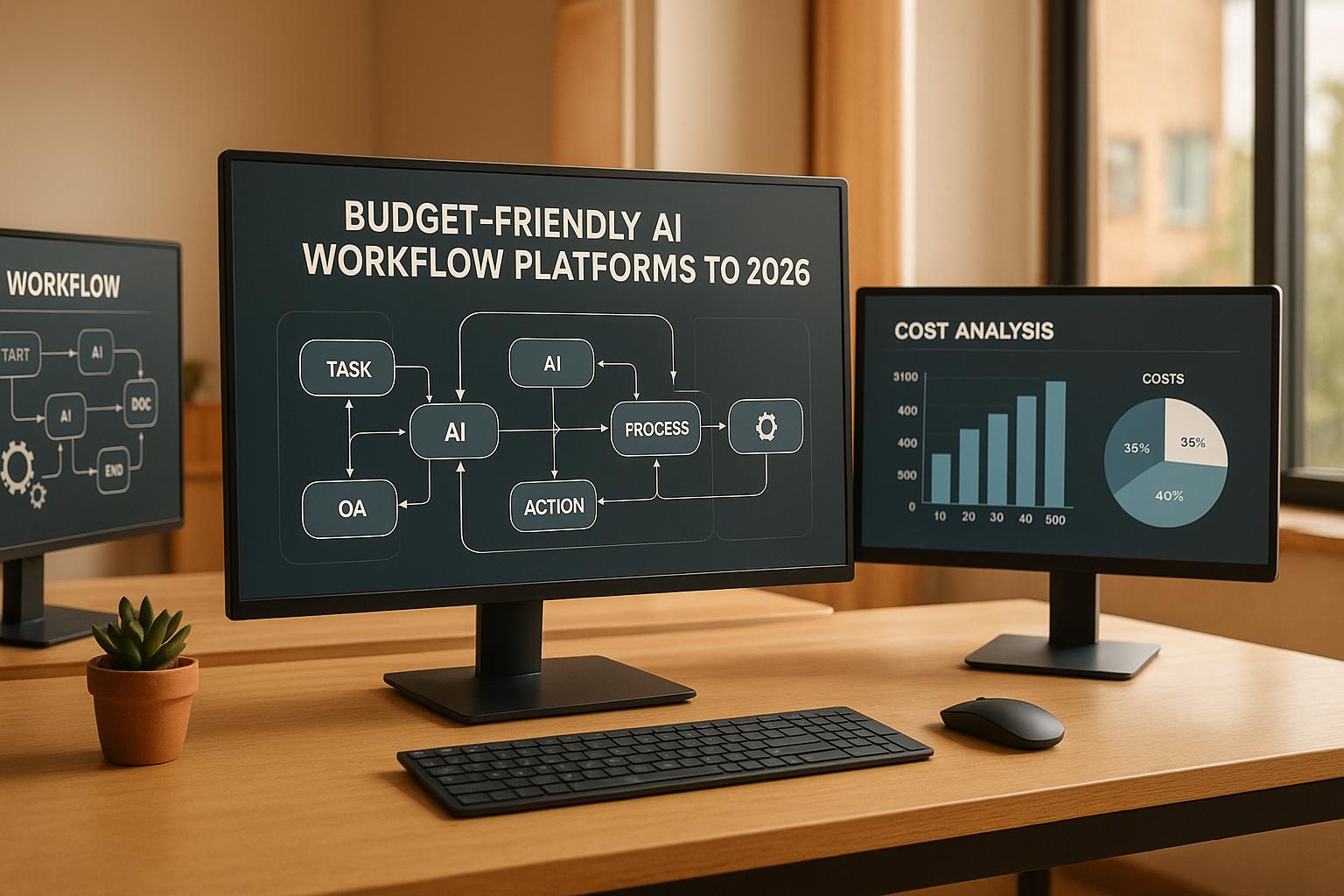 2026 में विचार करने के लिए बजट-अनुकूल एआई वर्कफ़्लो प्लेटफ़ॉर्म