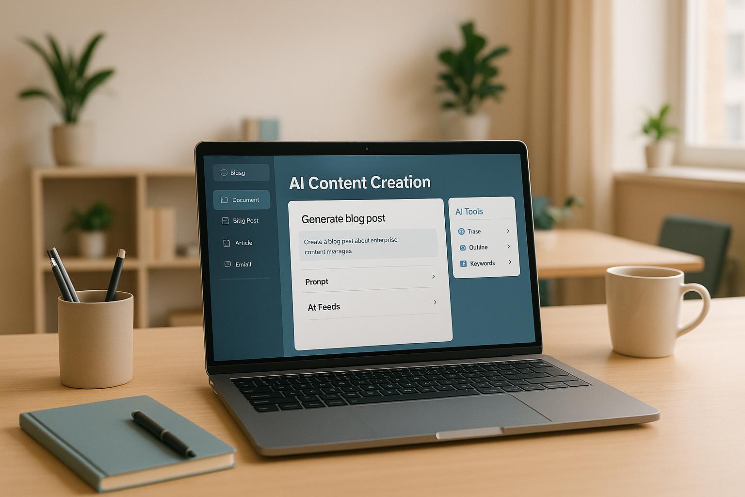 مقارنة أفضل أدوات الذكاء الاصطناعي لإنشاء محتوى المؤسسة