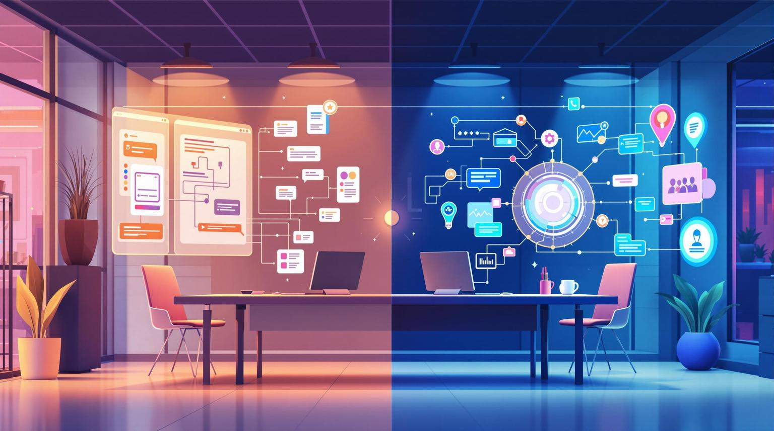 أتمتة Chatbot القائمة على الأحداث مقابل أتمتة Chatbot القائمة على القواعد