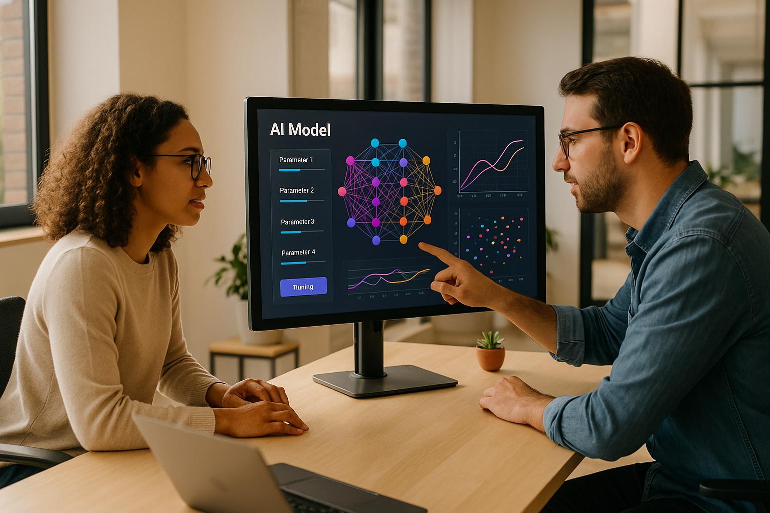 التعاون في الوقت الحقيقي في ضبط نموذج الذكاء الاصطناعي