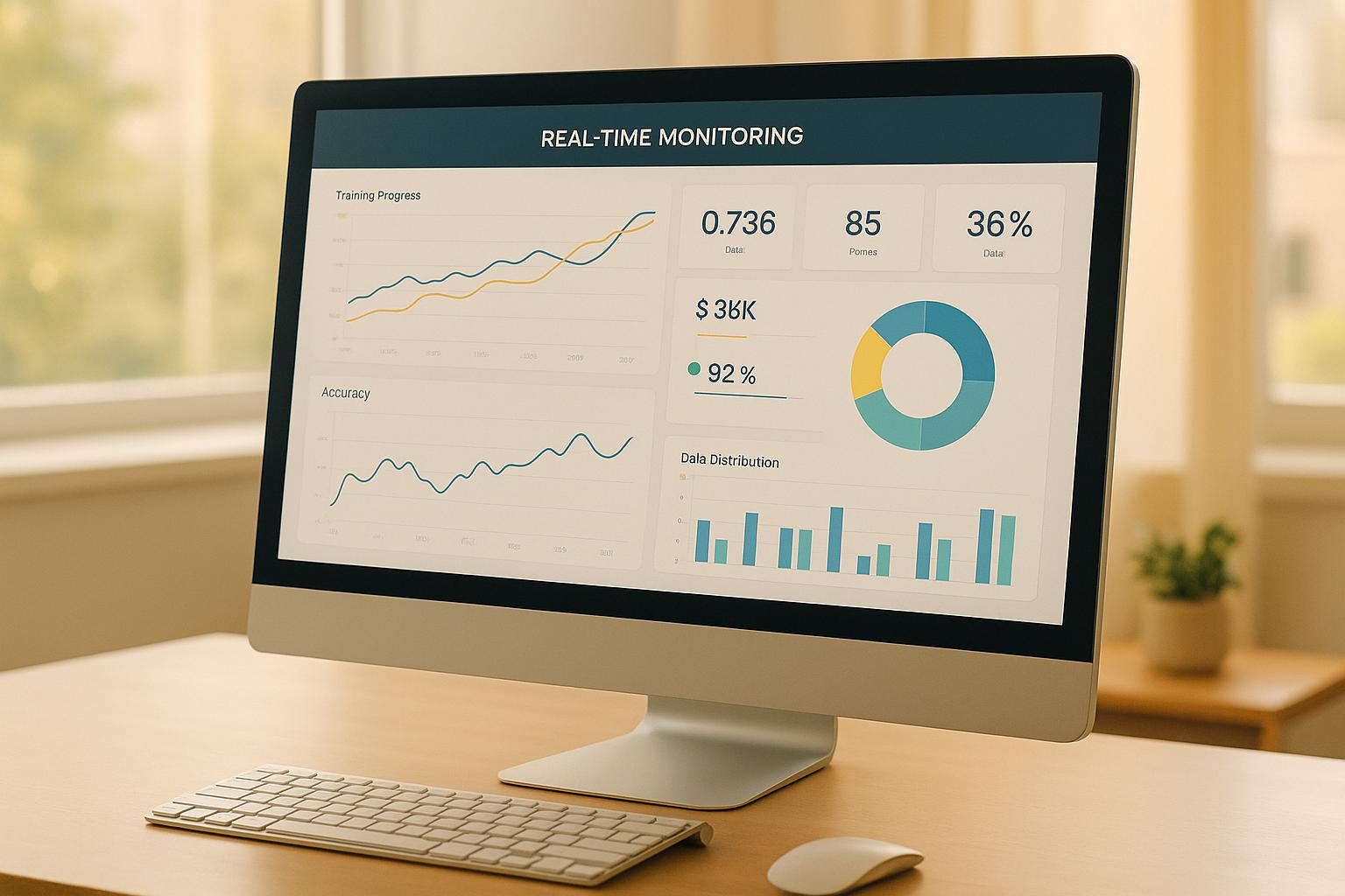 Real-Time Monitoring in Federated Learning