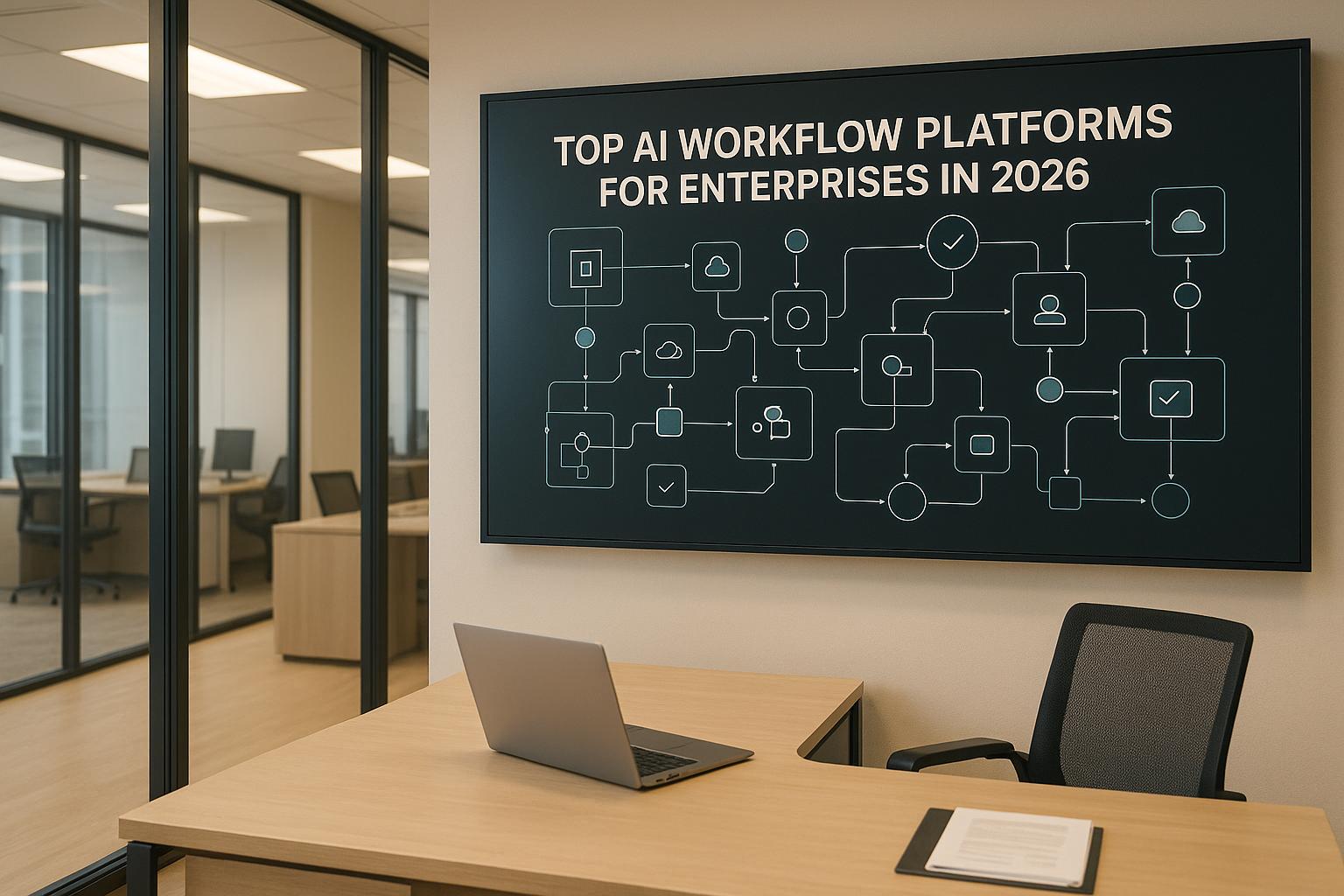 2026 में उद्यमों के लिए शीर्ष एआई वर्कफ़्लो प्लेटफ़ॉर्म
