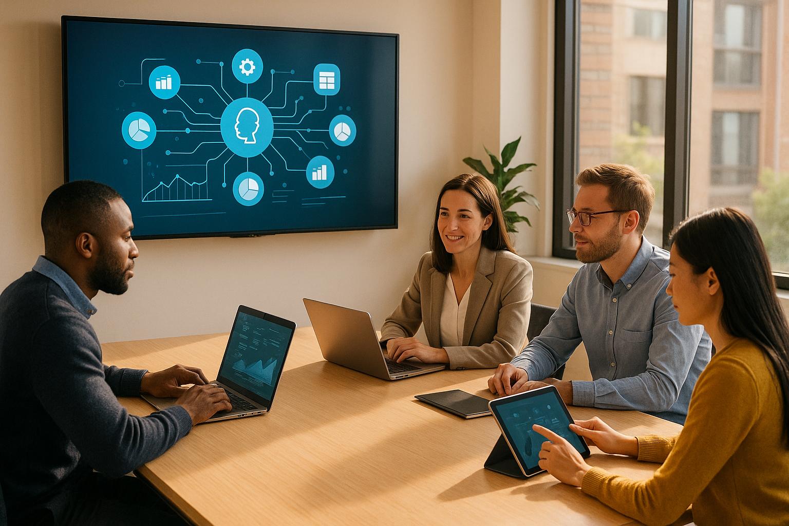 व्यवसाय के लिए शीर्ष सहयोगात्मक एआई उपकरण