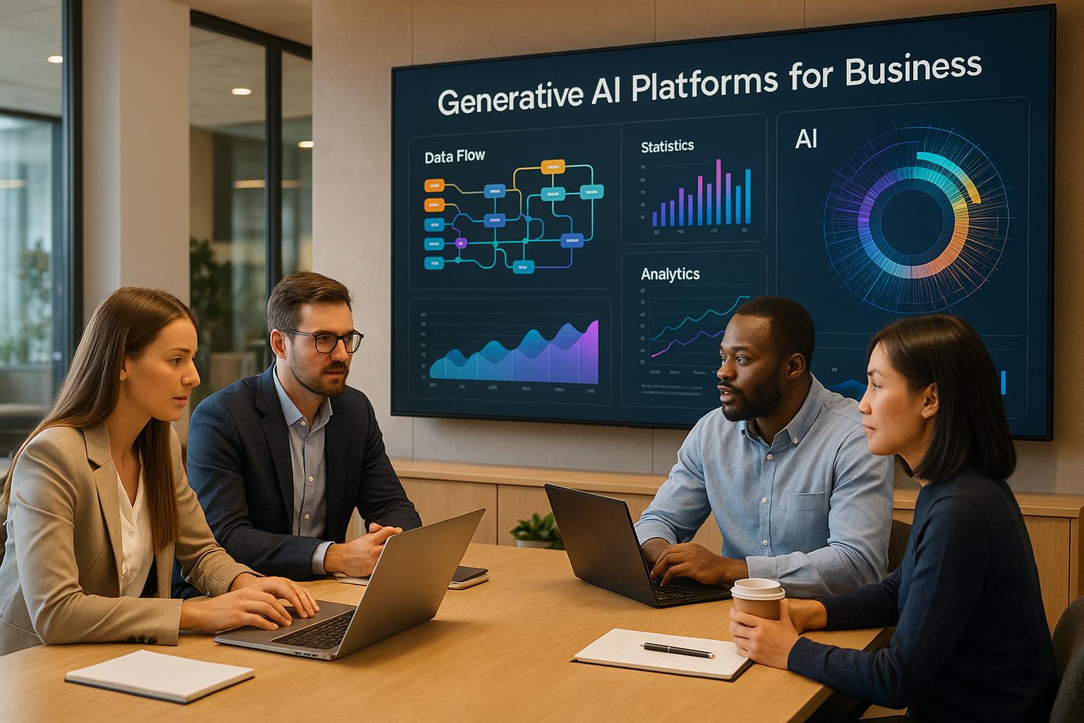 أفضل منصات الذكاء الاصطناعي التوليدية للأعمال