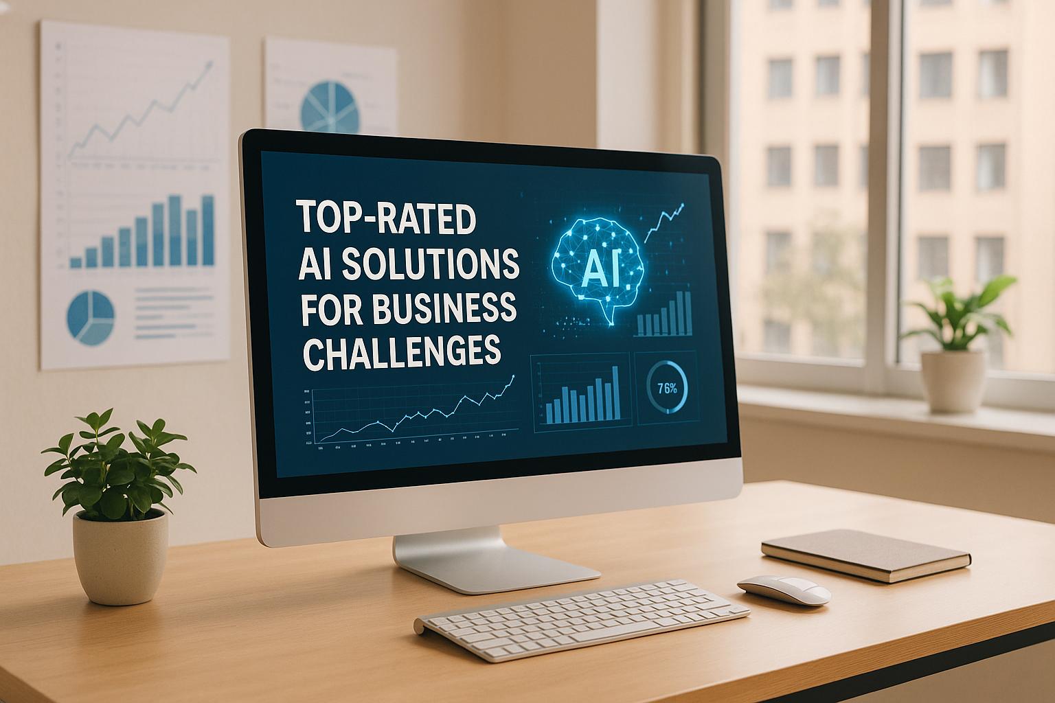 top-rated AI solutions for business challenges