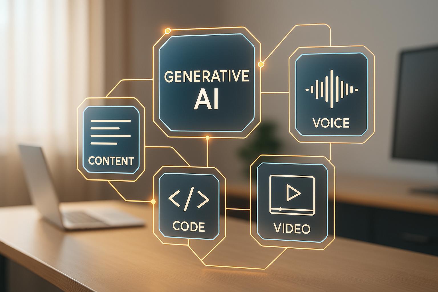 2025 में प्रयुक्त टॉप-रेटेड जेनरेटिव एआई टेक्नोलॉजीज टूल्स