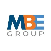 MBE Group logo featured in Prompts.ai testimonial by CEO and CCO Frank Buscemi describing AI-powered content strategy improvements